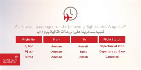 royal jordanian flight status.